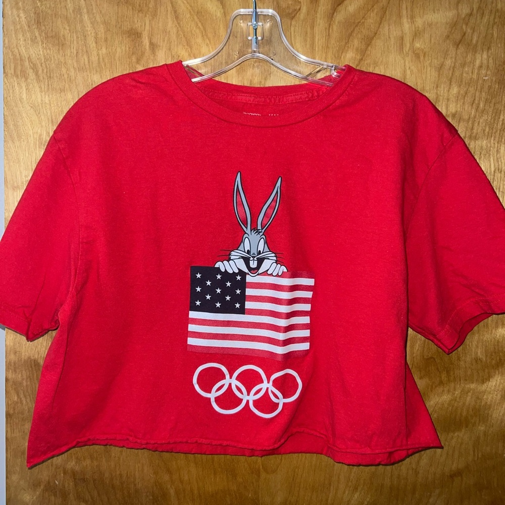 Warner Bros. Red Looney Tunes Team USA T-Shirt